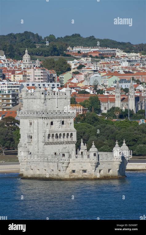 The Belem Tower Unesco World Heritage Site View From A Cruise Ship