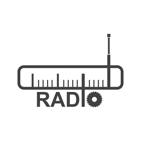 Radio Broadcast Logo Icon Vector Illustration 21513313 Vector Art At