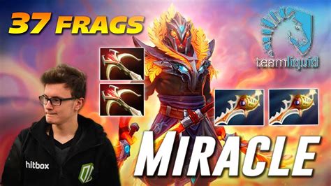 Miracle Ember Spirit 37 Frags EPIC RAPIER GAME Dota 2 TOP MMR YouTube