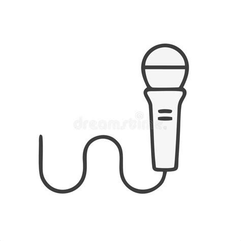 Microphone Icon In Trendy Design Style Stock Vector Illustration Of