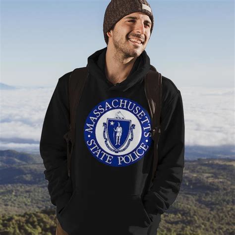 Massachusetts State Police V2 Hoodie - Seseable