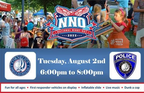 National Night Out Is Aug 2 Cornelius Today