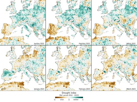 ESA - Drought index for Europe