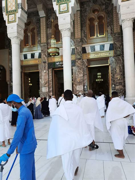 Mecca, Saudi Arabia, April 2023 - Pilgrims from different countries of