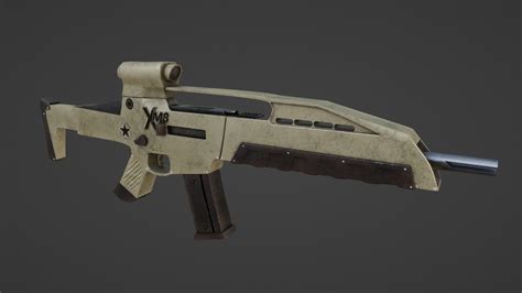 3D model XM8 Rifle VR / AR / low-poly | CGTrader