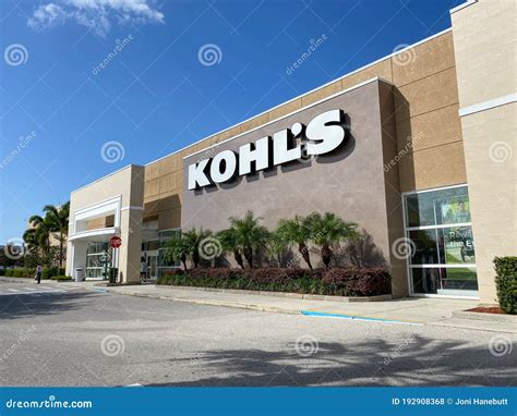 The Exterior Of A Kohl`s Department Store In Orlando Florida Editorial