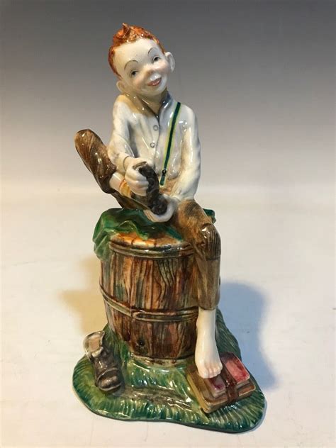 Vintage Gort Porcelain Tom Sawyer Figurine Ca S S Usa Nj American