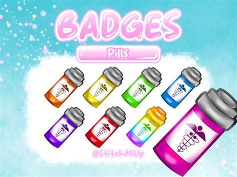 8 Phasmophobia Sanity Pills Sub & Bits Badges for Twitch - Etsy