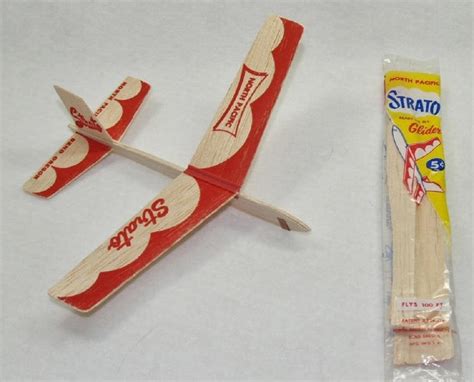 Retro Flyer Balsa Wood Airplane Nostalgia