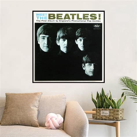 Beatles Meet The Beatles Art Music Album Cover Music Poster Etsy