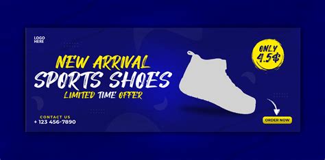 Shoes cover banner and template 31217576 PSD