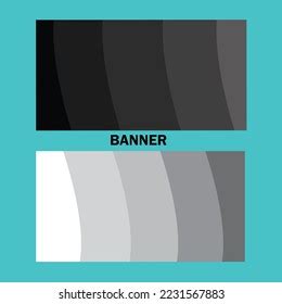 Black White Banner Design Stock Vector (Royalty Free) 2231567883 ...