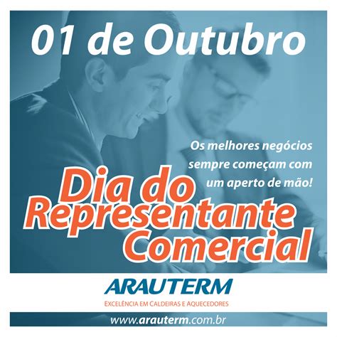 Arauterm Not Cias De Outubro Dia Do Representante Comercial