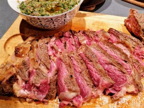 Côte De Bœuf à La Plancha Sauce Argentine Chimichurri Recette Par Christopher Humbert