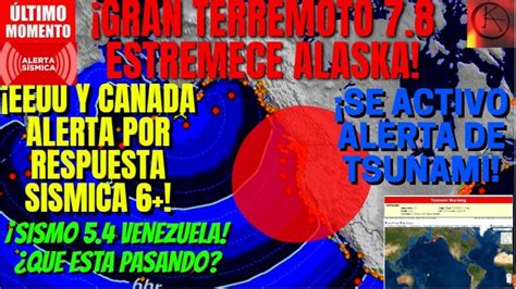 Poderoso Terremoto Con Alerta De Tsunami Sacude Alaska Alerta