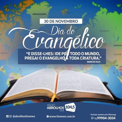 De Novembro Dia Do Evang Lico Fm News