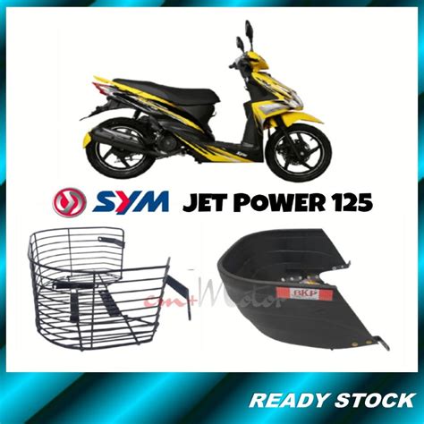 Sym Jet Power 125 Besi Basket Motorcycle Raga Carpet Bakul Bubble