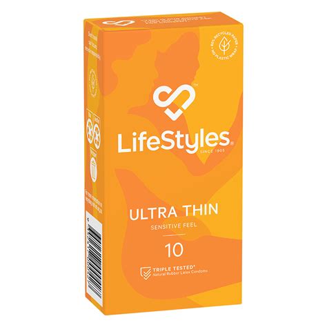 Condoms Ultra Thin 10pk | WholeLife