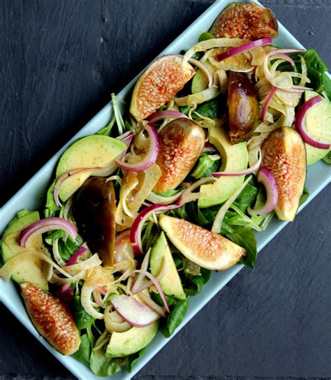 Fig Avocado Salad With Dijon Balsamic Vinaigrette — Whole Nourishment