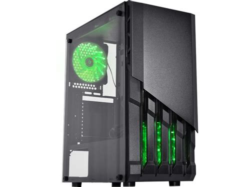 GABINETE ATX K MEX GAMER MONSTRO CG 03AA C FAN VERDE