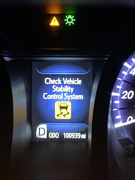 Toyota Avalon Vsc Off Check Engine Light Shelly Lighting