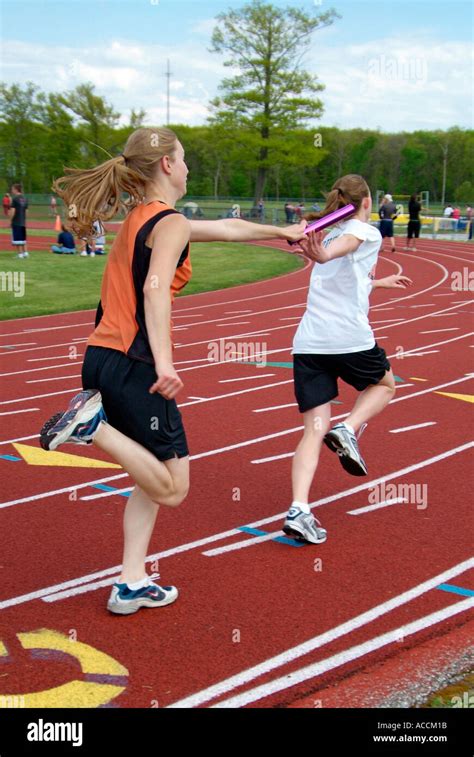 High School Track and Field Events Stock Photo - Alamy