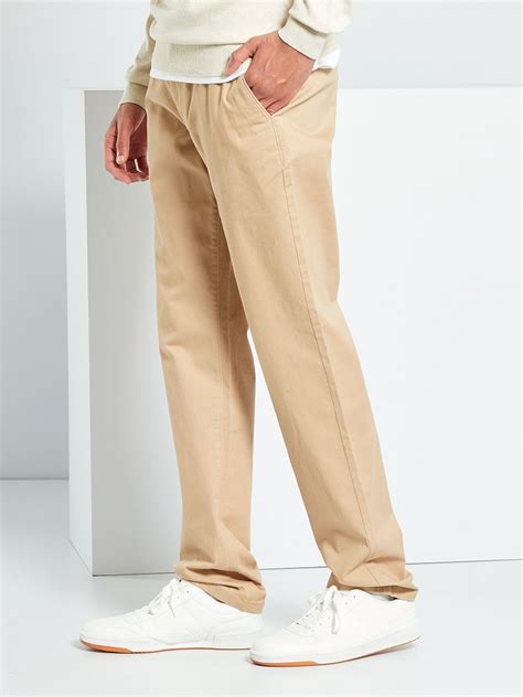 Pantalón chino L38 1 95 m BEIGE Kiabi 20 00