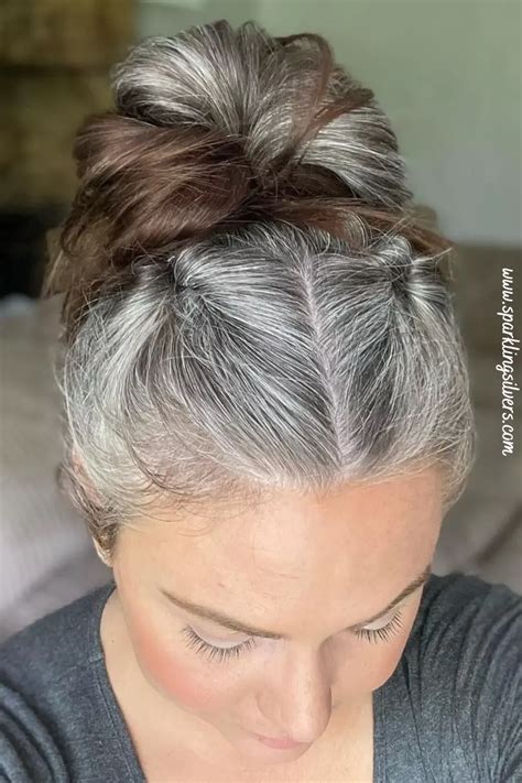 Gorgeous Gray Hairstyles To Try While Growing Out Gray Hair Artofit