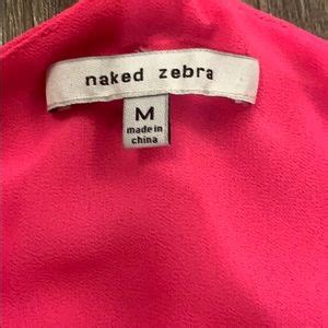 Naked Zebra Tops Euc Naked Zebra Neon Pink Tank Size M Poshmark