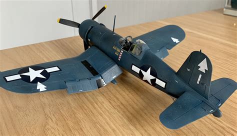 Vought F U D Corsair Fighter Aircraft Plastic Model Airplane Kit