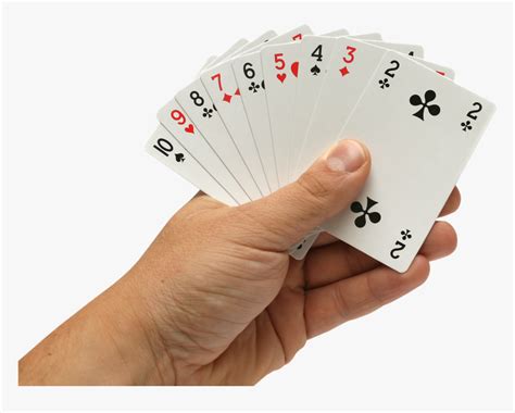 Hand Playing Cards Png Transparent Png Kindpng