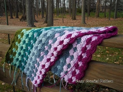 Easy Crochet Pattern: Shell Afghan: A New Project Started