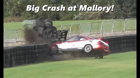 Honda Integra Dc Crash Mallory Park Jtd Racing In Cscc Tin Tops