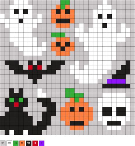 Halloween Perler Beads 50 Free Patterns Hama Beads Halloween Halloween Cross Stitches