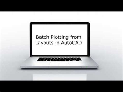 Batch Plotting From Layouts In Autocad Youtube