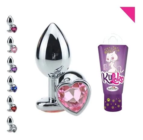 Plug Anal P Joia A O Anus Pedra Cora O Excitante Ku Loko Mercadolivre