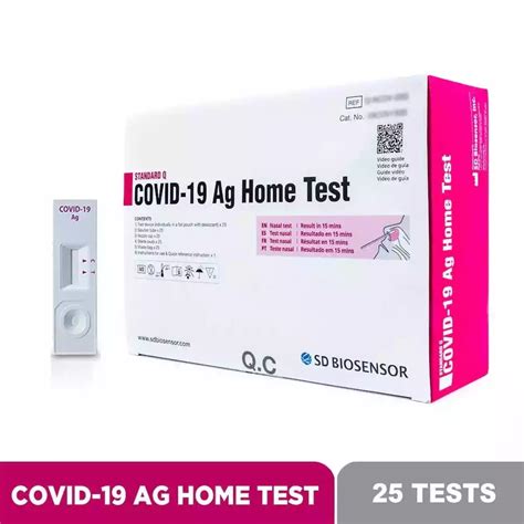 SD Biosensor Standard Q Covid 19 AG Home Test Antigen Rapid Self Test