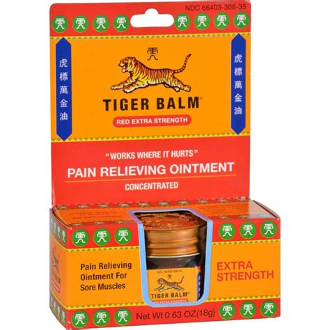 Tiger Balm Extra Strength Pain Relieving Ointment Oz Pack