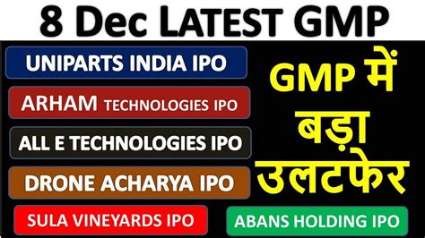 Ipo Gmp Today December Ipos Gmp Arham Technologies Ipo Gmp Hot Sex