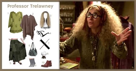 Professor Trelawney Costume For Cosplay Halloween 2024