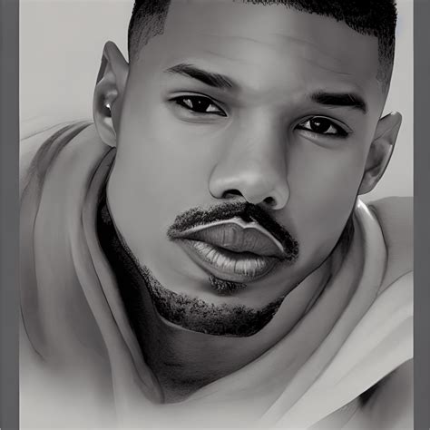 Hermosa Imagen De Michael B Jordan · Creative Fabrica