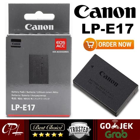 Jual Baterai Canon Lp E17 Original Lithium Ion Battery Pack Murah Dan