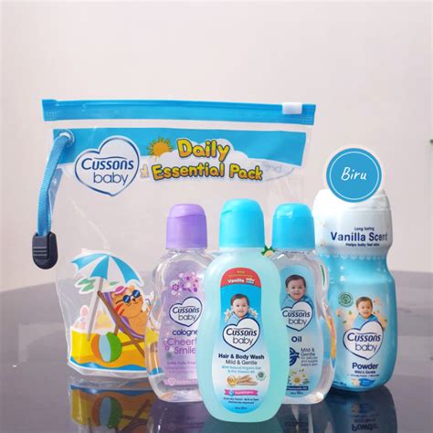 Cussons Baby Daily Essential Pack In Perlengkapan Mandi Bayi Set