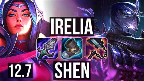 Irelia Vs Shen Top Rank Irelia Tr Challenger