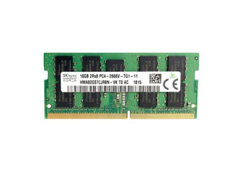 SK Hynix 32GB DDR4 2666MHz PC4 21300 Laptop RAM HMA82GS7CJR8N VK For