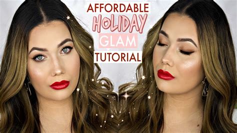 Affordable Holiday Glam Makeup Tutorial Youtube