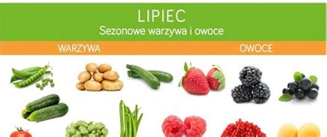 Lipiec Sezonowe Warzywa I Owoce Powiatowa Stacja Sanitarno