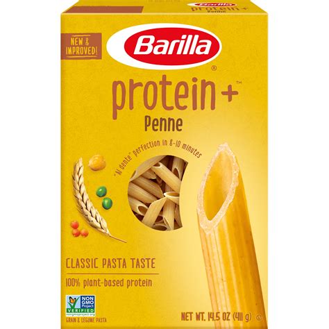 Barilla High Protein Penne Pasta Plant Based Plus Dry Pasta 145oz