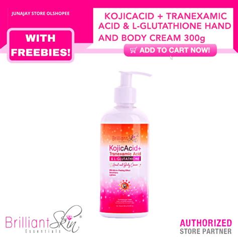 Brilliant Skin Kojic Acid Tranexamic Acid And L Glutathione Hand And