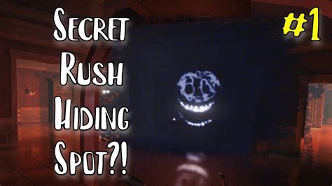 Secret Hiding Spot To Survive Rush 1 Roblox Doors Hotel Update Youtube